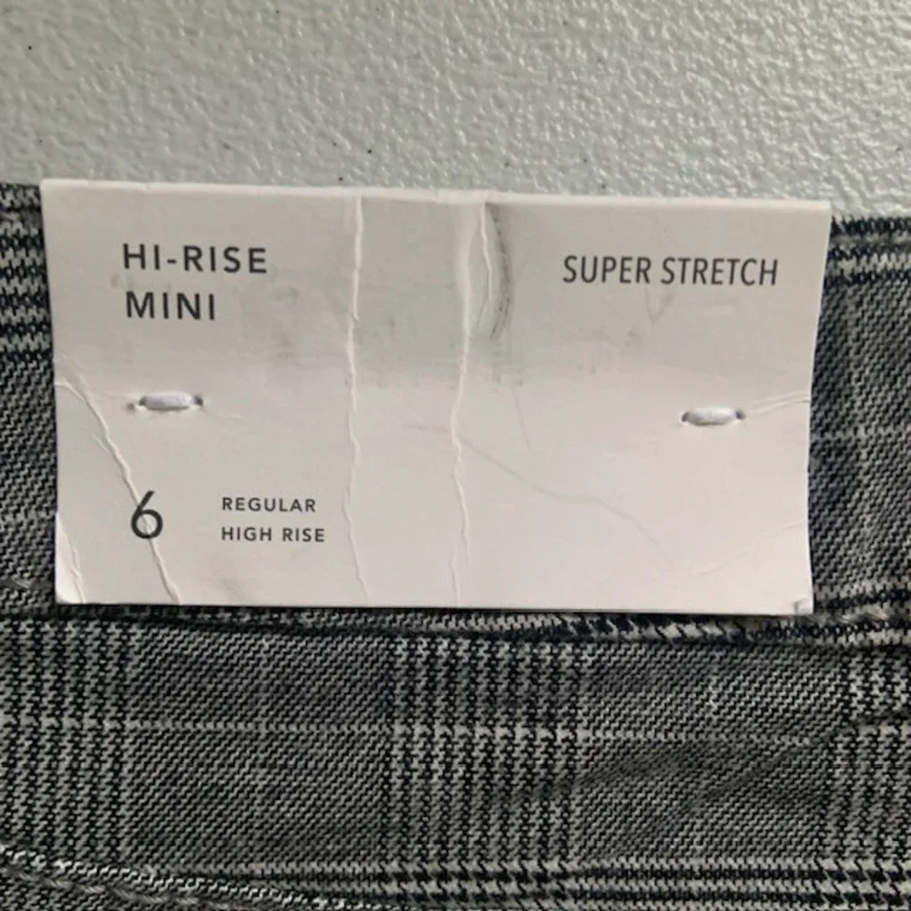 NWT American Eagle Plaid Mini Skirt 6 High Rise Stretch Preppy‎ Y2K Academia